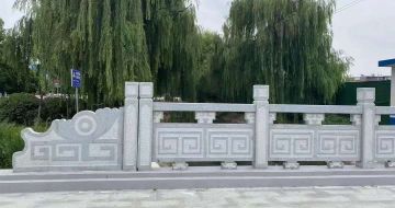武汉 芝麻灰桥栏杆、河道栏杆安装效果