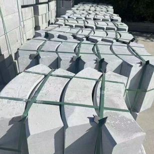 武汉 芝麻灰弧形路沿石