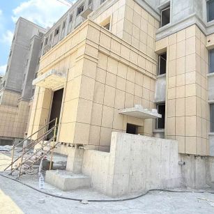 武汉 黄金麻干挂，工地实拍