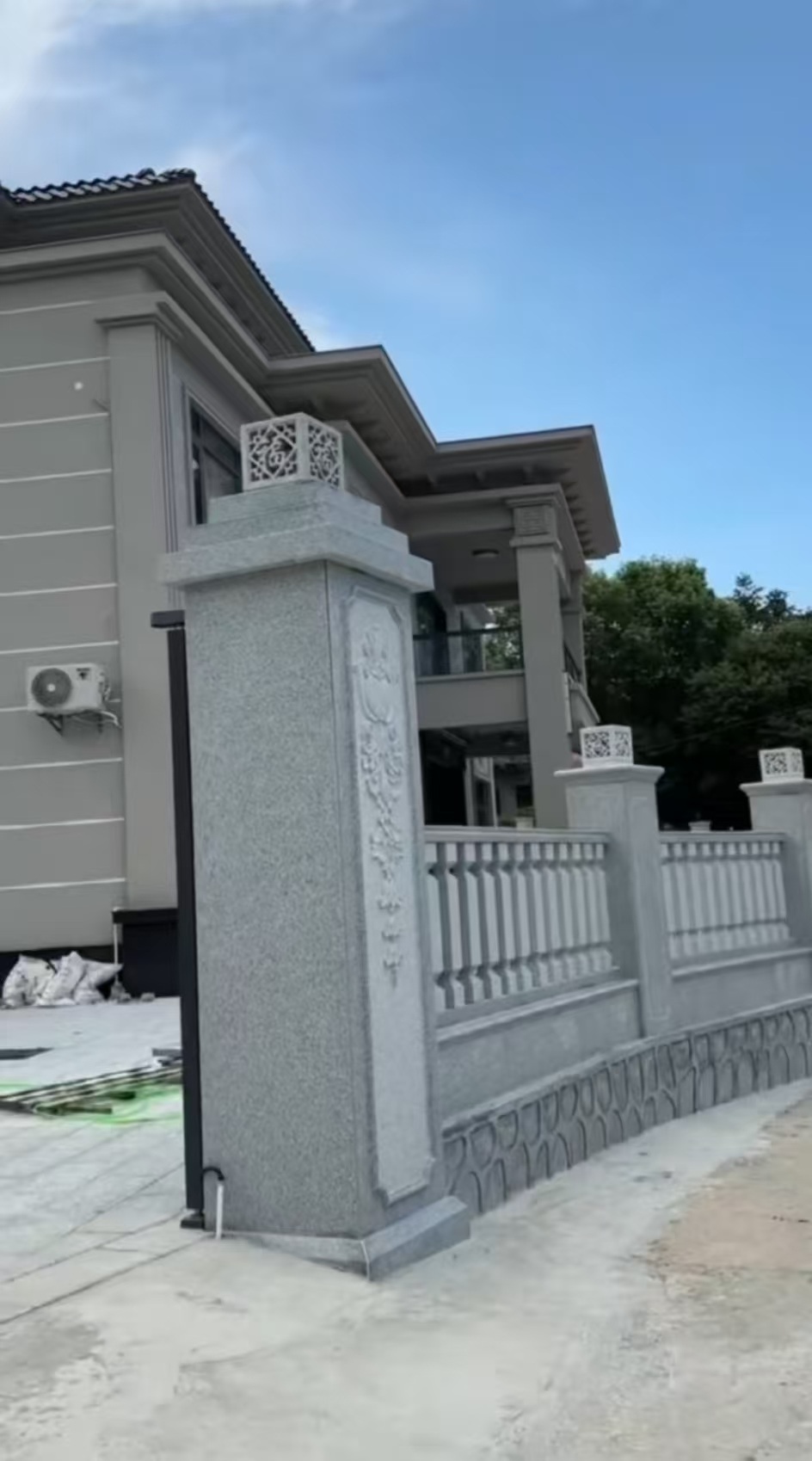 武汉 芝麻白别墅围墙栏杆，私人订制