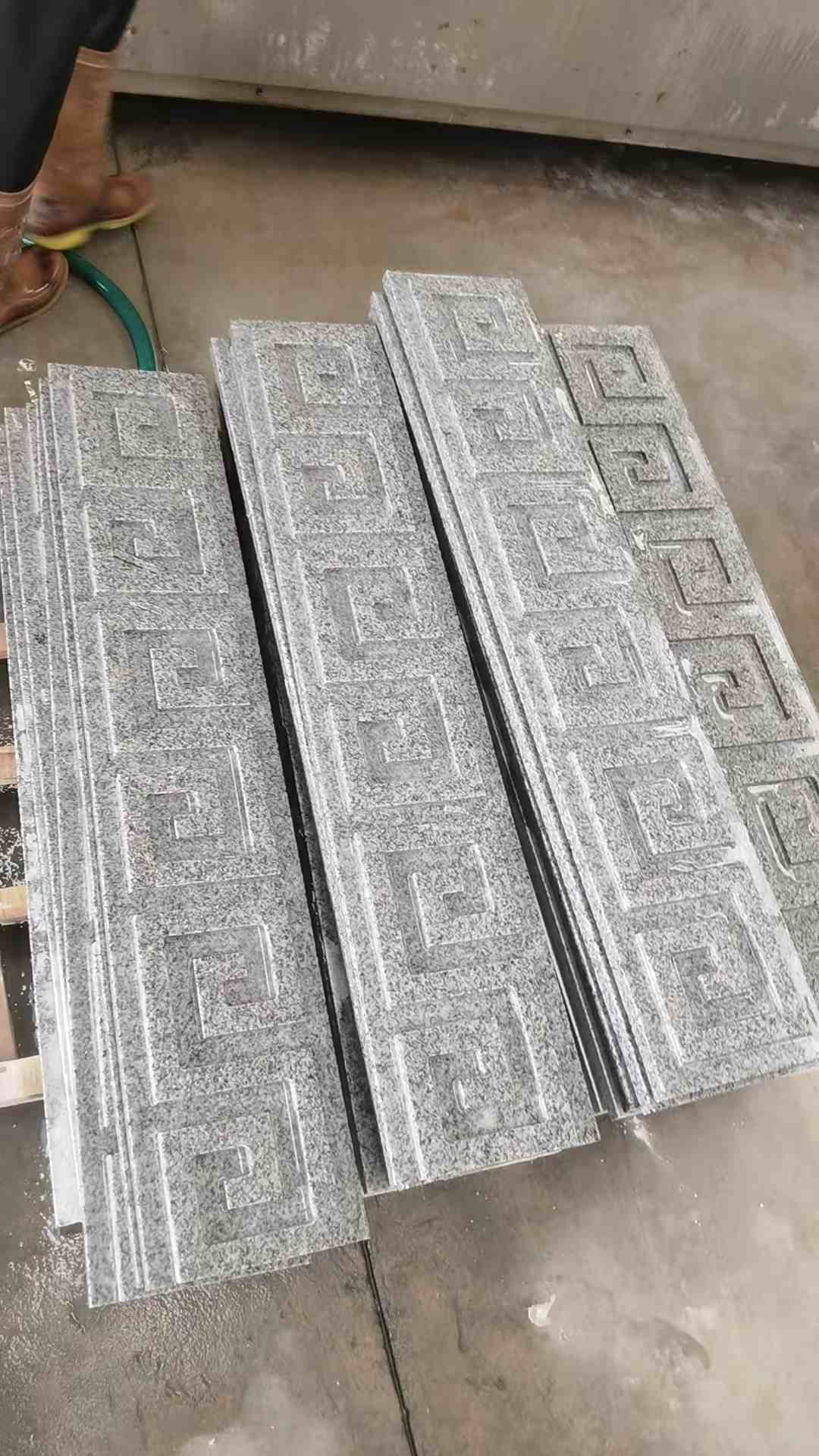 武汉 别墅回纹线条，雕刻