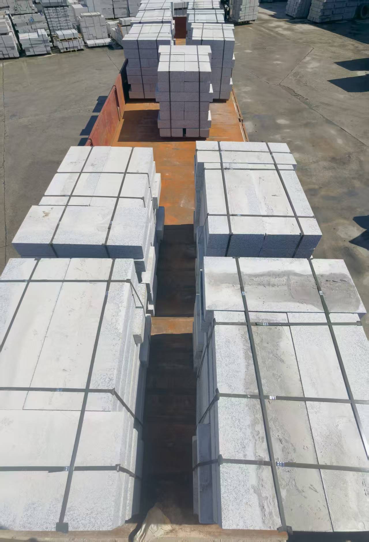 武汉 路沿石装车出货