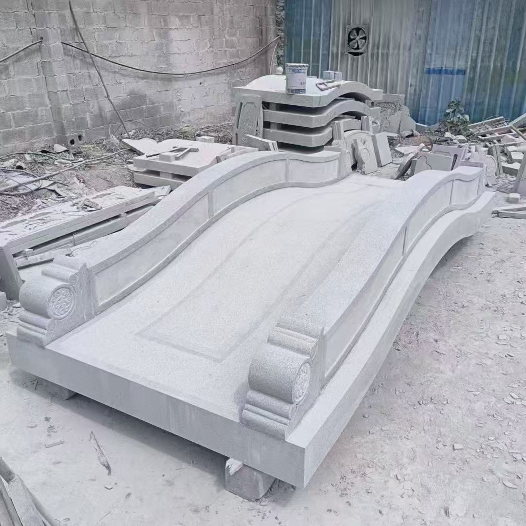 武汉 芝麻灰花岗岩园林景观 小石桥