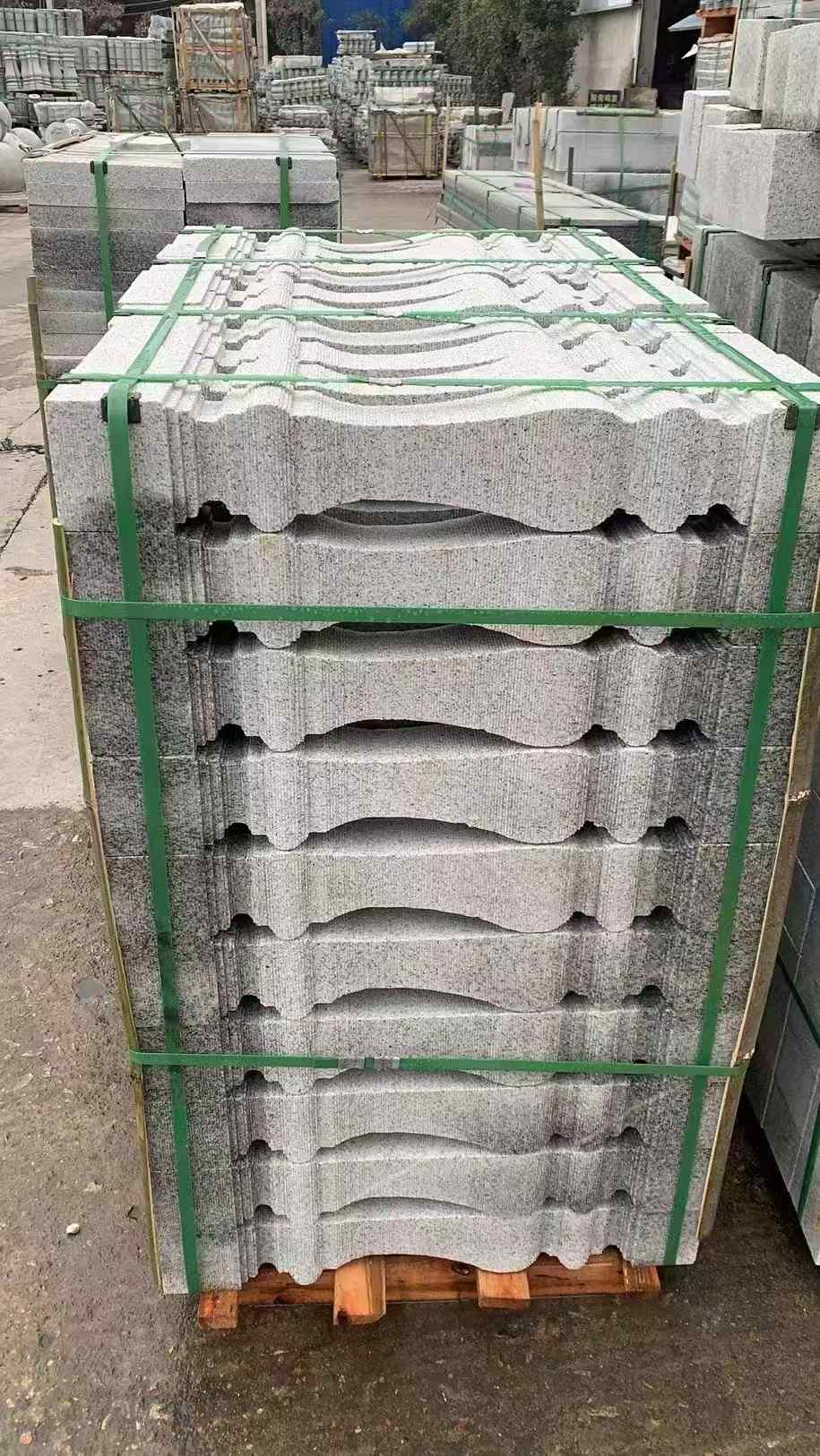 武汉 芝麻白方形拉丝面，栏杆花瓶柱