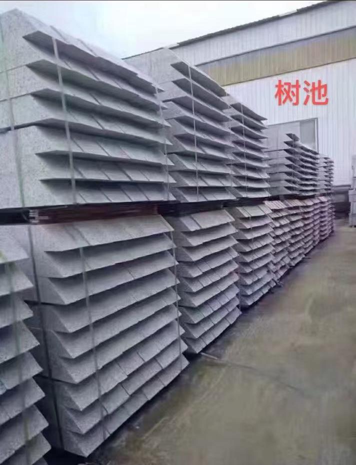 武汉 芝麻灰切头树池